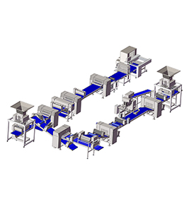 ZKS900 全自動(dòng)丹麥酥皮連續(xù)生產(chǎn)線(xiàn)